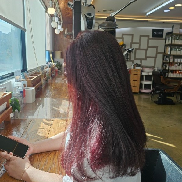 한울 디자이너가 시술한 시크릿 투톤