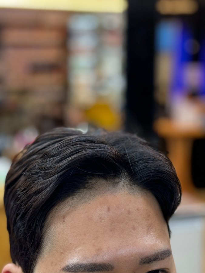 제원 실장이 시술한 포마드펌